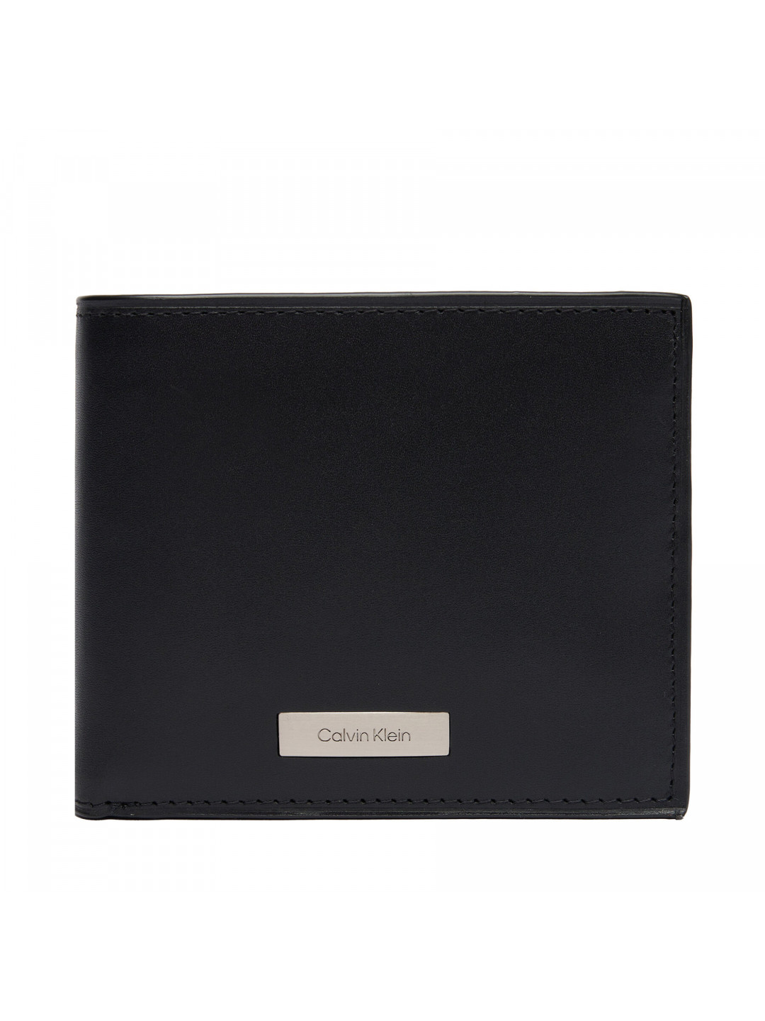 Velká pánská peněženka Calvin Klein Plaque Billfold W Coin LV04D1067G Černá